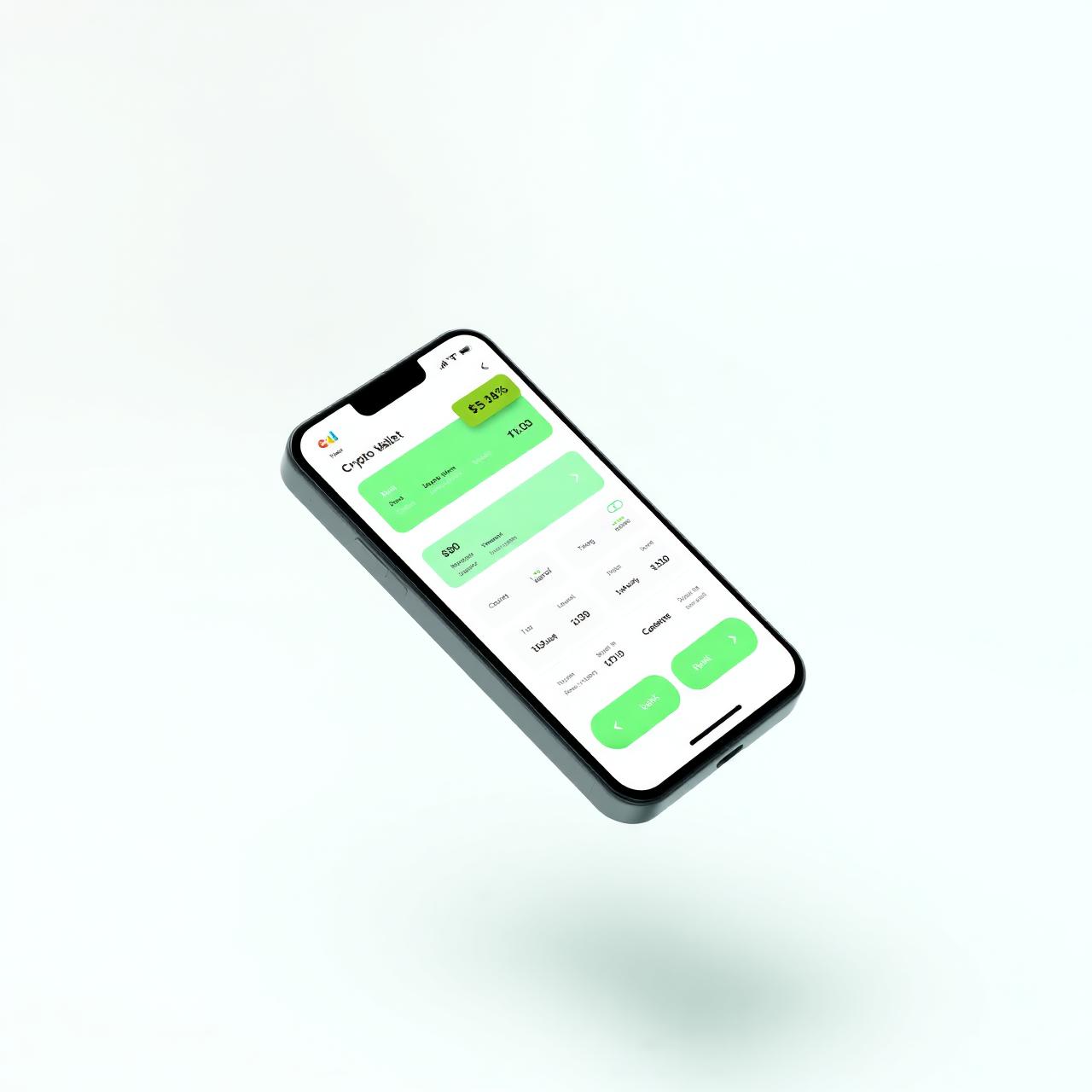 Coinswap wallet dashboard on a mobile phone